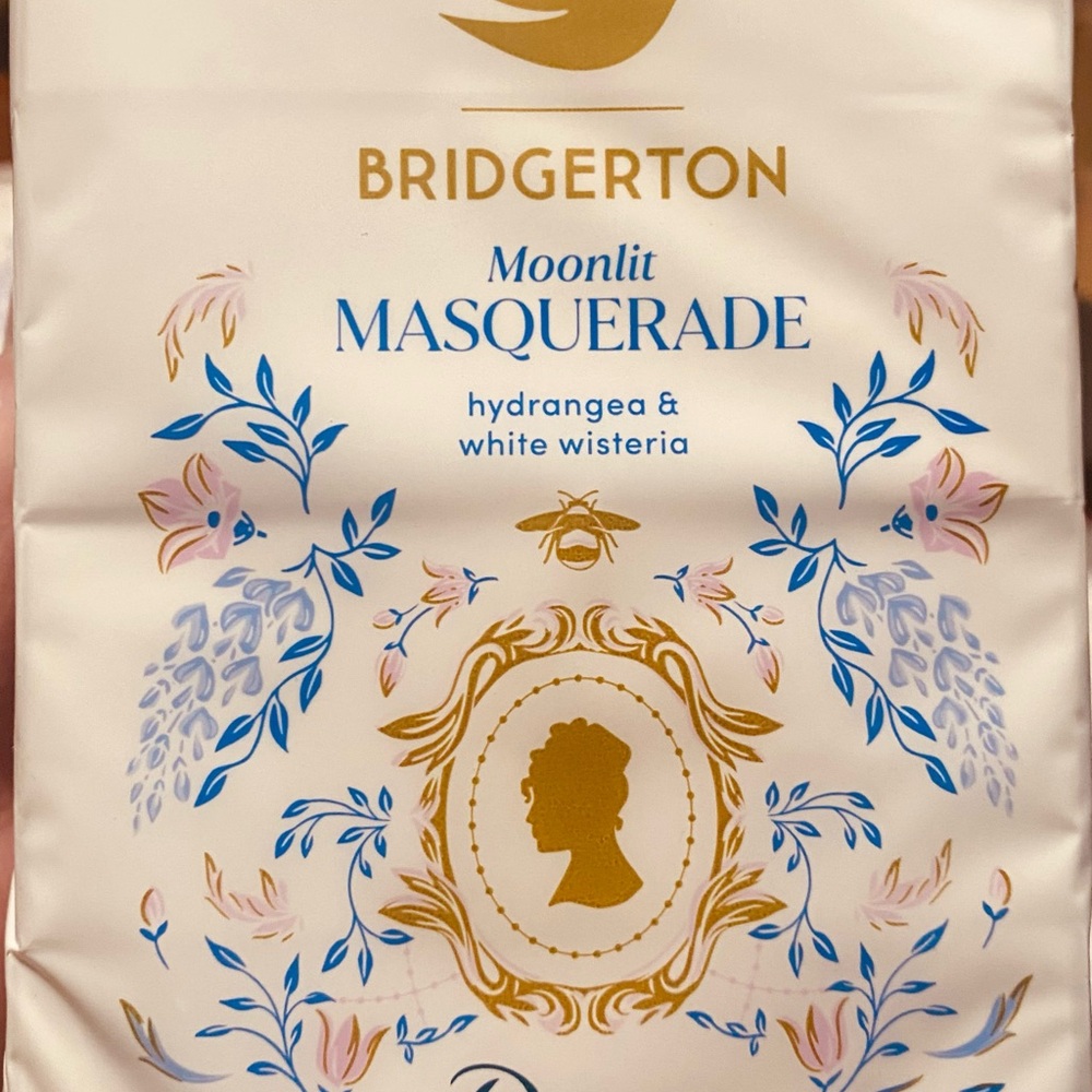 Dove Bridgerton Moonlit Masquerade Scented Bar Soap TWO 4 packs limited Edition